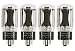 Tung-Sol 6L6 "STR" Power Vacuum Tube, Platinum Matched Quad