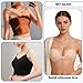 MITALOO 2026 Seamless Sticky Bra Silicone Adhesive Bra Push Up Invisible Strapless Backless Covers for Women Beige