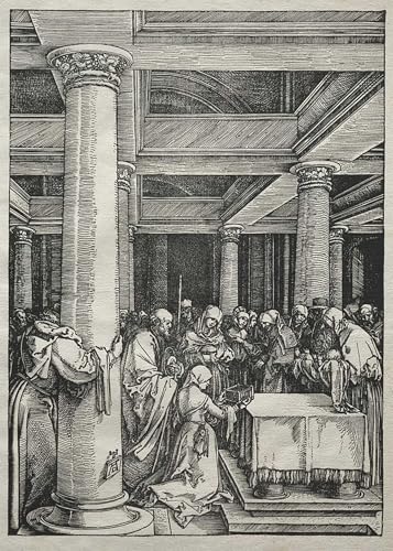 Póster de lienzo Vita della Vergine de Albrecht Dürer para decoración de pared, 60x90cm