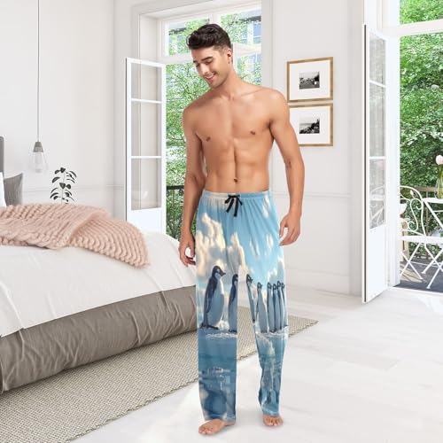 Pantalon de pyjama pingouin mignon avec cordon de serrage taille S