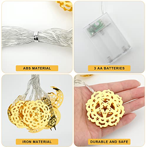 TSLBW Ramadan Eid String Light 9.8ft 20 LED