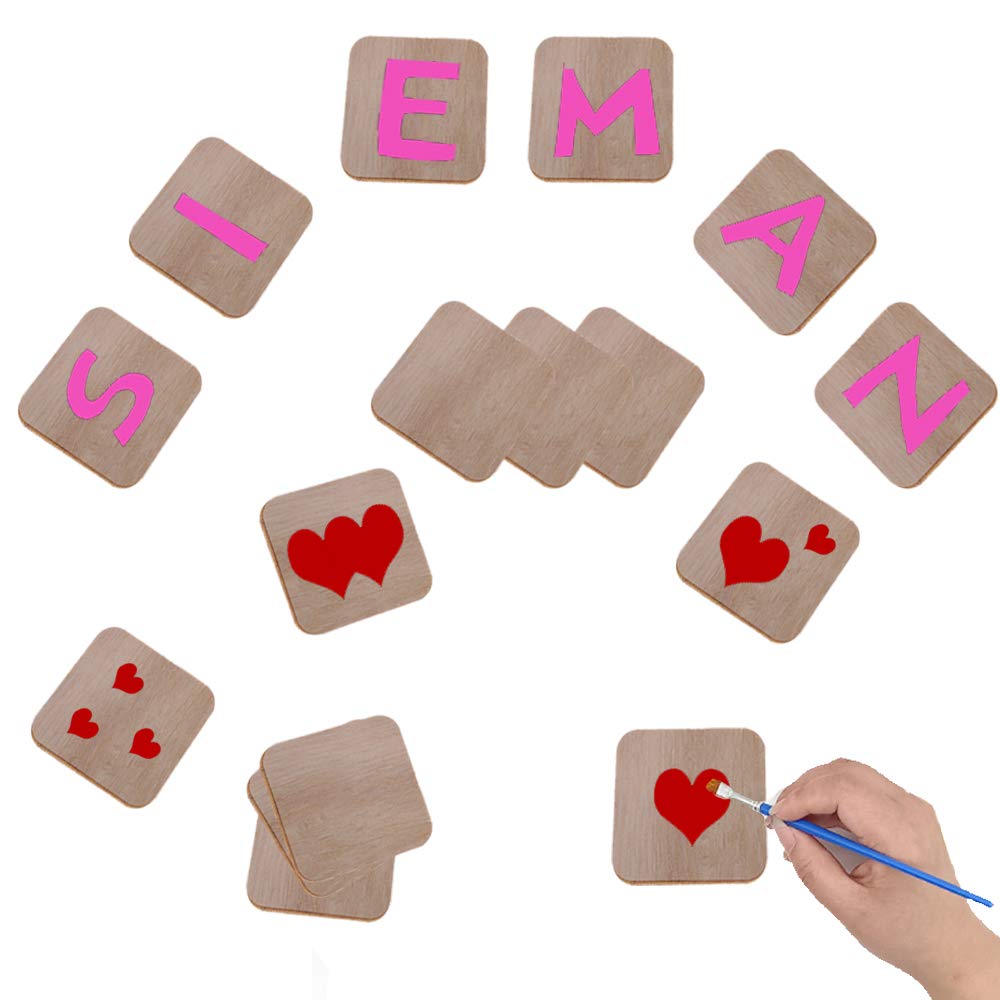 Arteza MDF-Holzscheiben Set – 10 Stück, Kreise 30,8 Cm & Quadrate 22,9 Cm, Glatt & Unlackiert