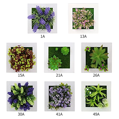 Eastdall Plantador De Parede,Plantas de simulação artificiais 3D decoração de parede/flores de mesa