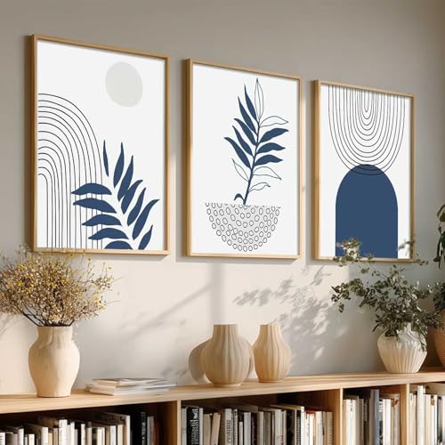 Image of Kalit Kala Decor Boho Art Home Decoration Painting | Paintings With Frame For Living Room Bed Room Hotel Wall Decor Digital Reprint Set of 3 (13X17 inch)