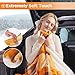 Westinghouse Heated Car Blanket with 3 Heating Levels, 4 Hours Auto Off, 12 Volt Electric Blanket for Car, Truck, SUV, RV, Machine Washable, 59