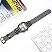 18mm Nylon Strap Compatible with Casio AE-1200WH AQ-S810W SGW-300H 400 Leather Repalcement Watch band - ArmyGreen Black Buckle