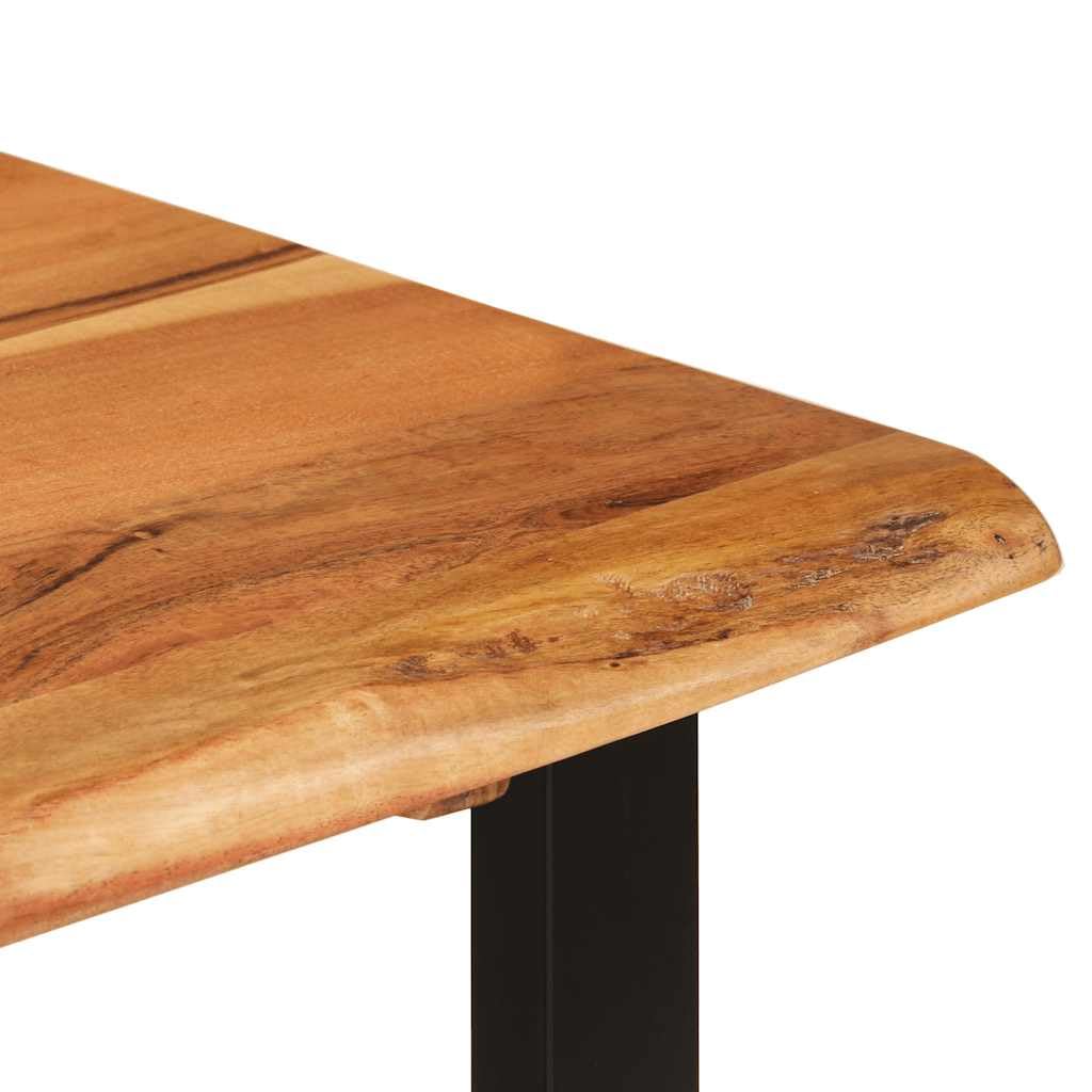 vidaXL Mesa de Comedor Madera Maciza de Acacia 110x50x76 cm