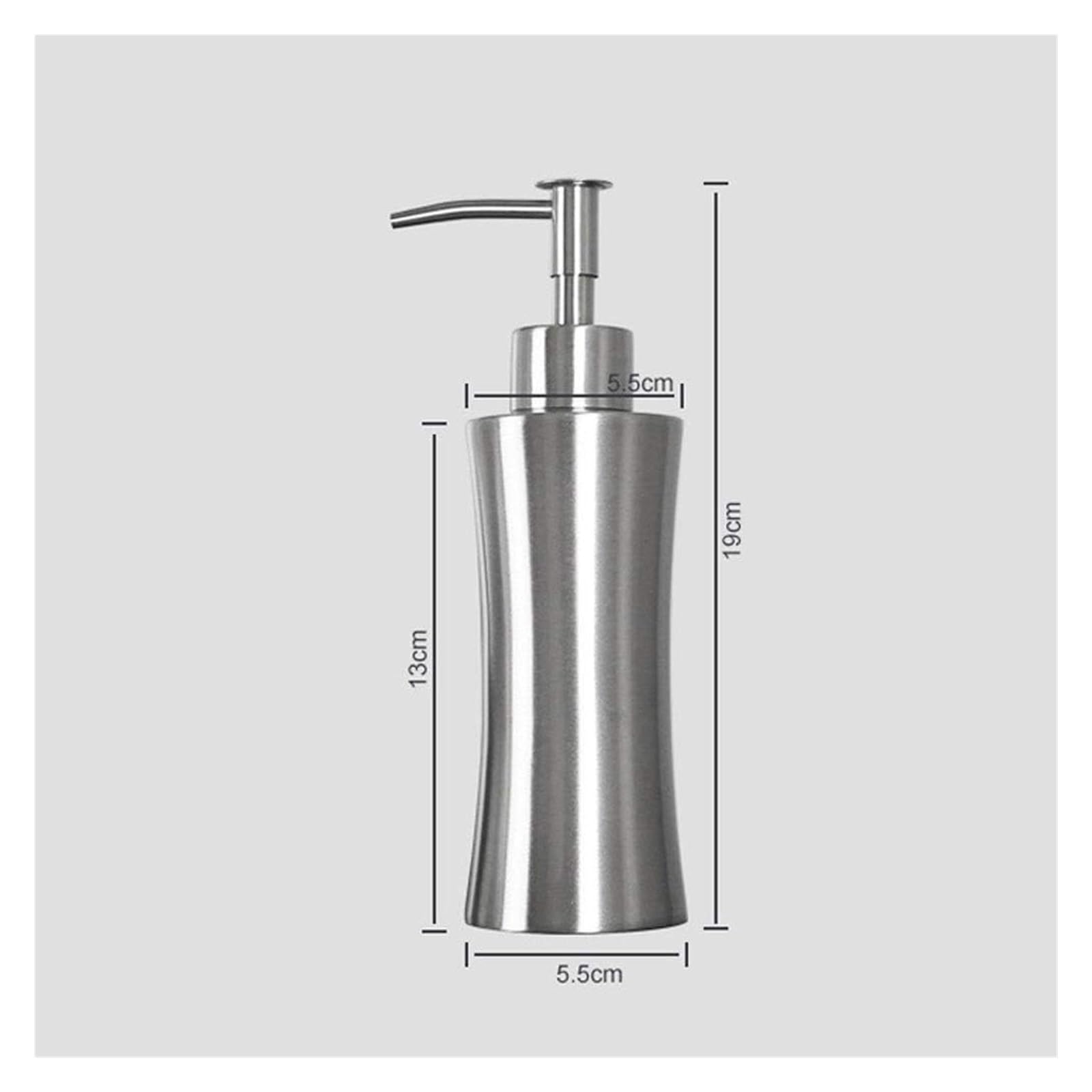 Dispensador De Jabón De Cerámica, Botella De Loción Recargable, Dispensador De Jabón Botella De Jabón De Mano De Acero Inoxidable 304 Dispensador De Jabón Botella Botella De Loción Dispensador De Líqu