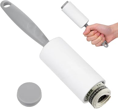 Didiseaon Lint Roller Secret Safe Container Hidden Money Container for Cash Keys Jewelry Portable Diversion Storage Holder for Home Office Dorm 9.05 X 1.77 X 1.77 in