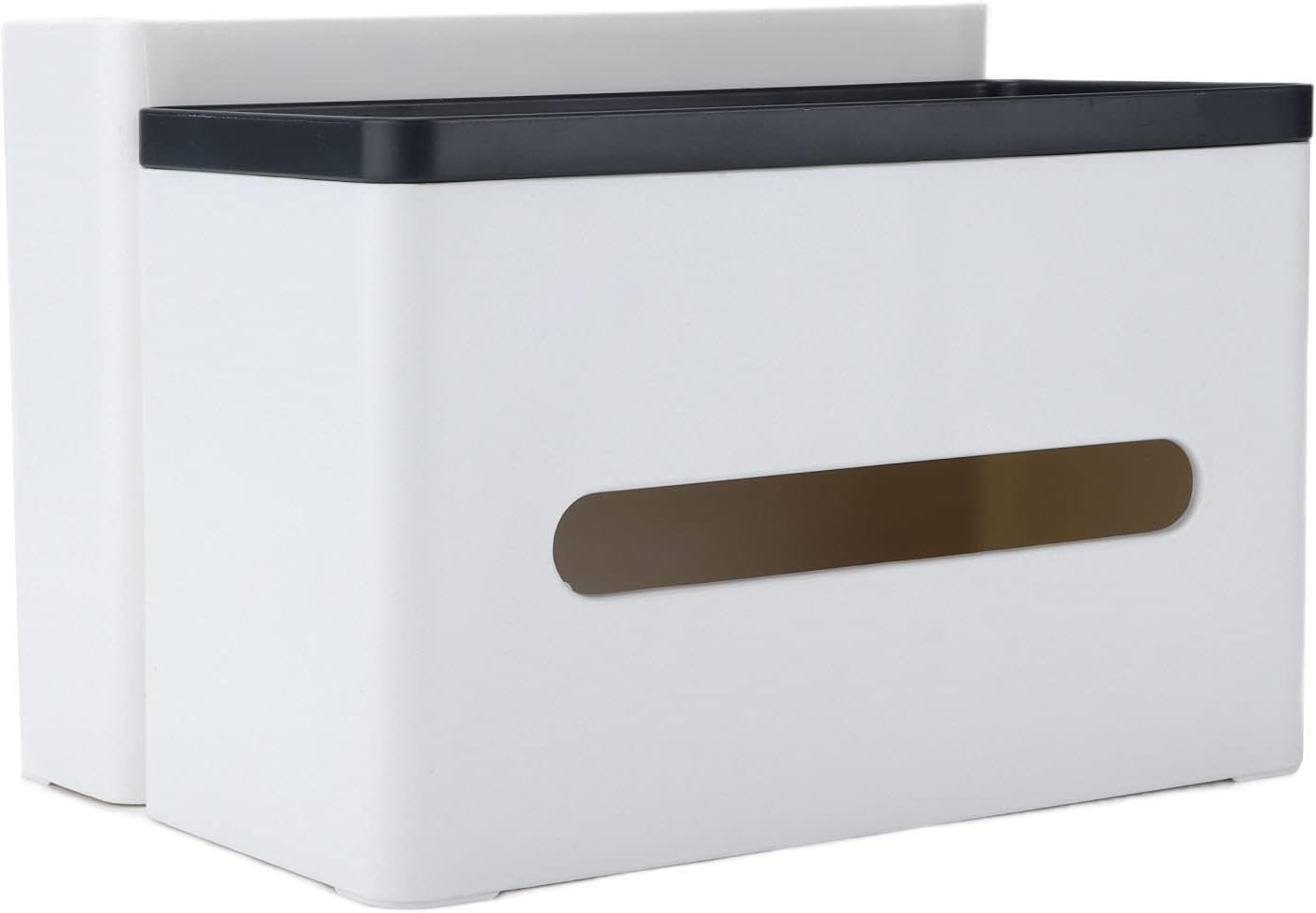Tissue Box Holder, Plastic Storage Tissue Box Smoother Extraction Occupies Less Space Grid Storage Design for Office for Home