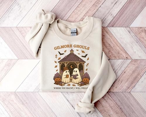 Gilmore Ghouls Shirt Cute Ghost Halloween Tee Spooky Fall Graphic T Shirt Multicolor3