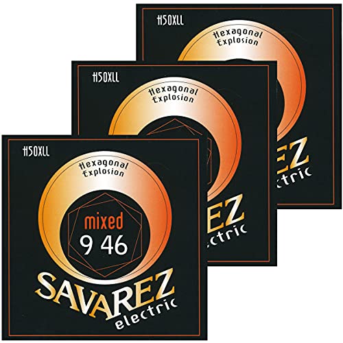 ToX GLM^[ SAVAREZ HEXAGONAL EXPLOSION LINE ELECTRIC GUITAR STRINGS (H50XLL, 3Zbg)