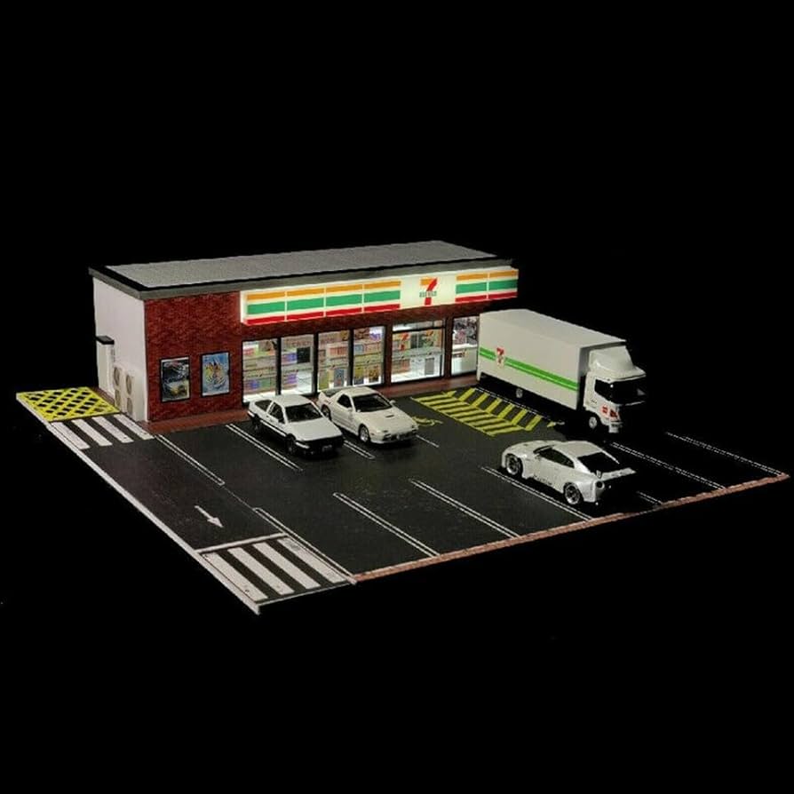 Amazon.com: G-Fans 1:64 Diorama wLED Light 7-11:FamilyMart