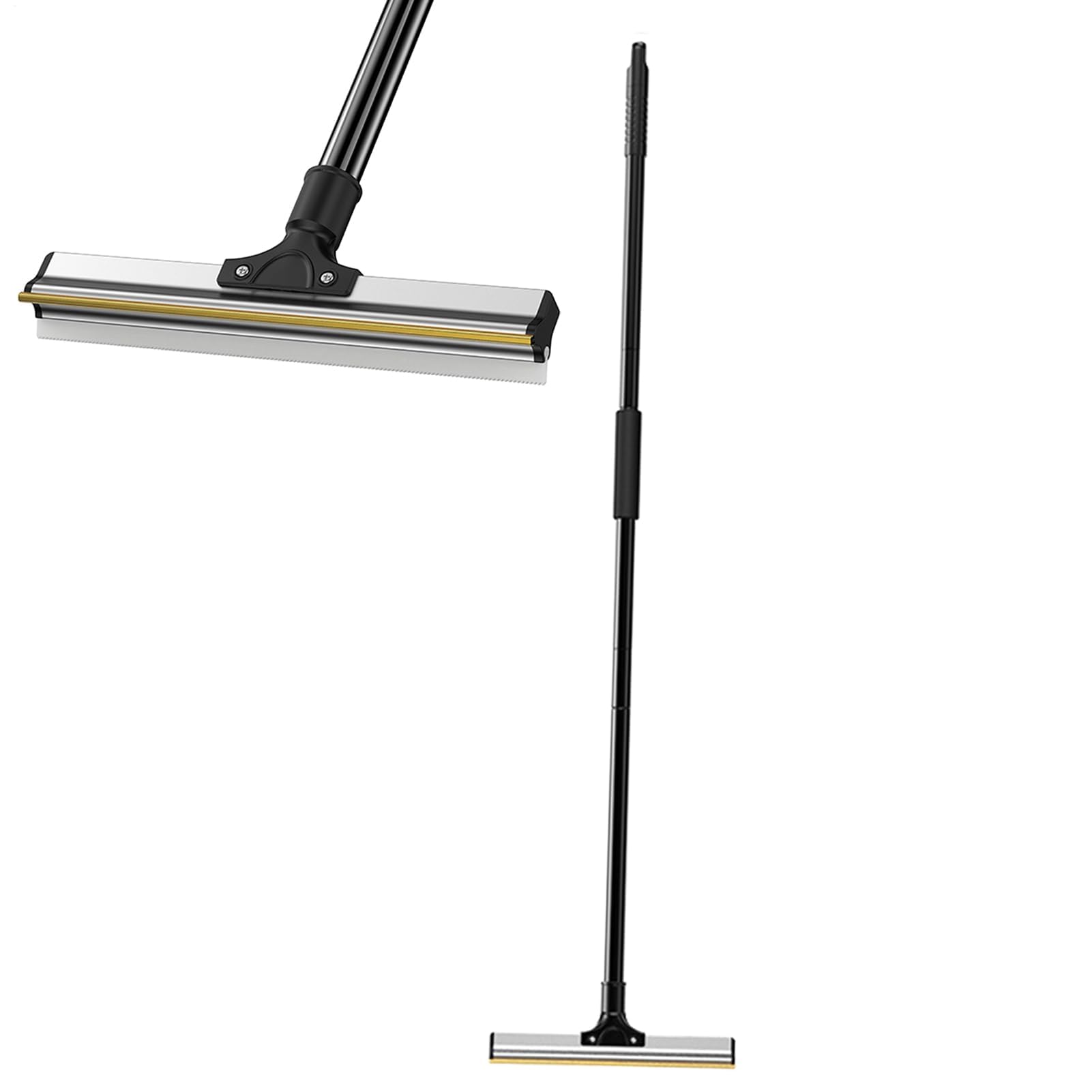 Râteau à tapis réglable avec long manche – Râteau à tapis réutilisable pour adultes et personnes âgées, convient pour canapés et tapis