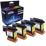 ESTON 4 PACK Printhead Replacement for 11 Printhead C4810A C4811A C4812A C4813A