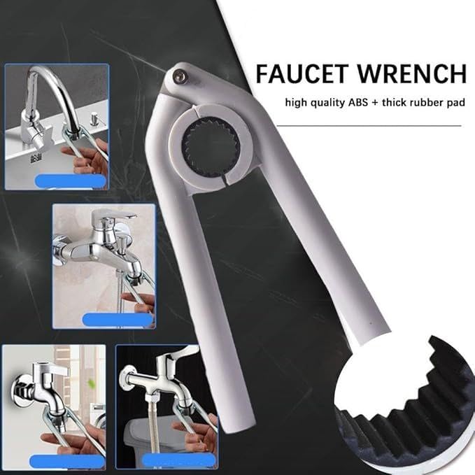 Image of Faucet Wrench, Faucet and Sink Installer Tool,Basin Wrench,Anti-Slip Plumbing Repair Wrench Tool,Plumbing Tools, Plumbing Tools, Faucet Installation and Removal for Plumbing Repair
