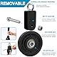 Seilrolle Umlenkrolle 90 mm Block Flaschenzug Fitness Rotation 360° Drahtseilrolle mit Schaukelgurt Karabinerhaken für DIY Home Gym Fitnessgeräte Kabelmaschine