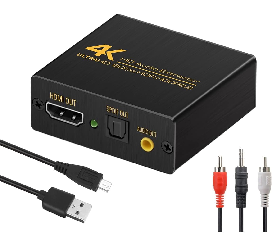 Amazon | HDMI 音声分離器 4K HD806 PS4対応 光デジタル 映像分離機