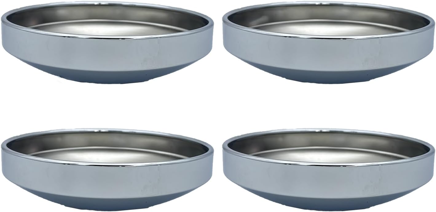 8 Inch Hubcaps Dome Metal Semi Truck Hub Caps Hub Axle Cap Rear Wheel Covers for Peterbilt Freightliner Baby Moon Wheel Covers