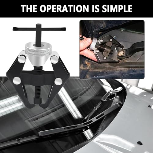 Image of Windshield Wiper Arm Removal Tool Kit,Professional Bearing Puller & Battery Terminal Puller for Easy Removal and Repair Wiper Arms,Universal Wipers Arm Pullers Car Accessories