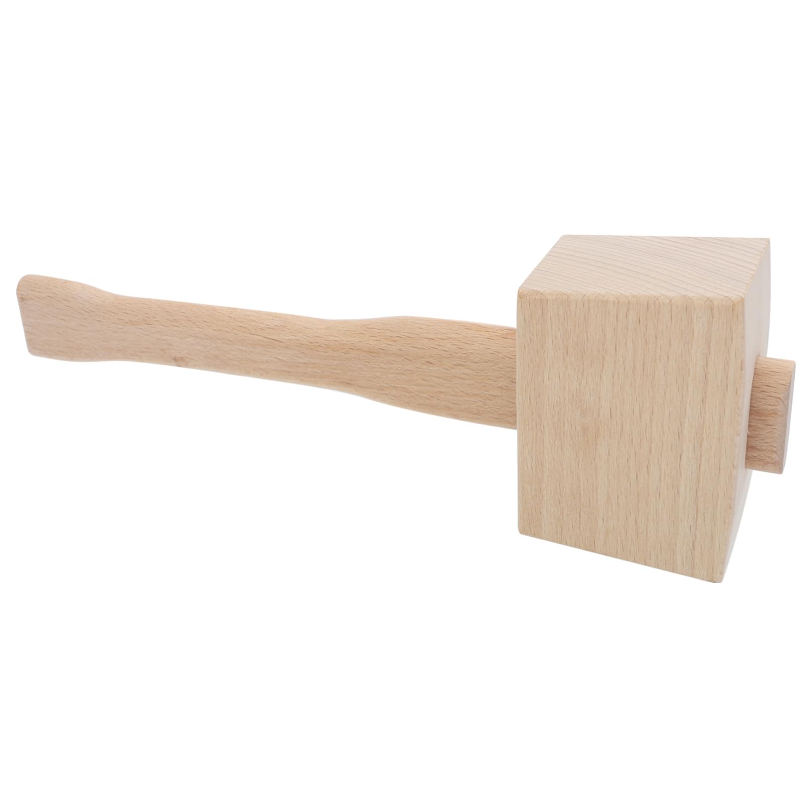 MUSISALY Leather Carving Hammer Mallet Wood Tool for Woodworking Carpenter Wood Hammer Beech Hammer for Carpenter Solid Wood Hand Tools Woodworking Carving Mallet Wooden Carpenter Mallet