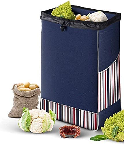 gbgymjm Einkaufstrolley-Tasche Faltbar,Küchenaufbewahrung Utility Carts Faltbarer Einkaufswagen Antirost-Stahlrohr… – Bild 7