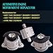 SHERXIBO Set of 3 Engine Motor Mount Compatible with 2008-2009 C230 C280,2010-2011 C250,2012-2015 C250,2008-2011 C300,08-15 C350,10-16 E350,15-17 E400,12 C180,12-14 C200 RWD Replace for A4017 A7098