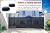 Blütezeit 2700lb Rack Drive Sliding Gate Opener, 550W Automatic Slide Gate Motor with IR Sensor & Remote Complete Kit, 3/4HP Electric Rolling Driveway Gate Operator for Gates up to 40ft