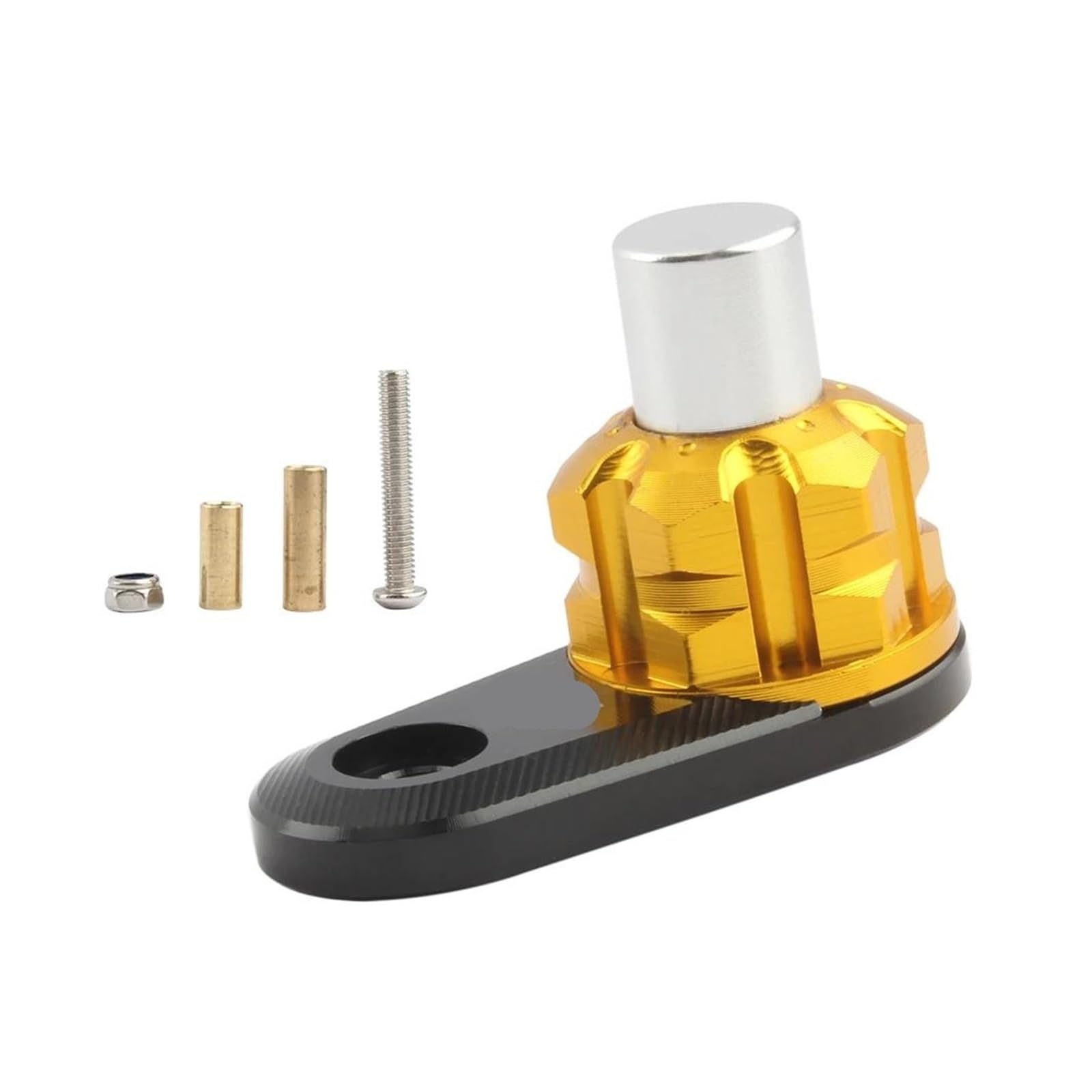 Antivol De Sécurité Universel Étanche pour Guidon pour Moto, Scooter, Quad, SSV Et Autres Véhicules (Moto, SSV)(Yellow)