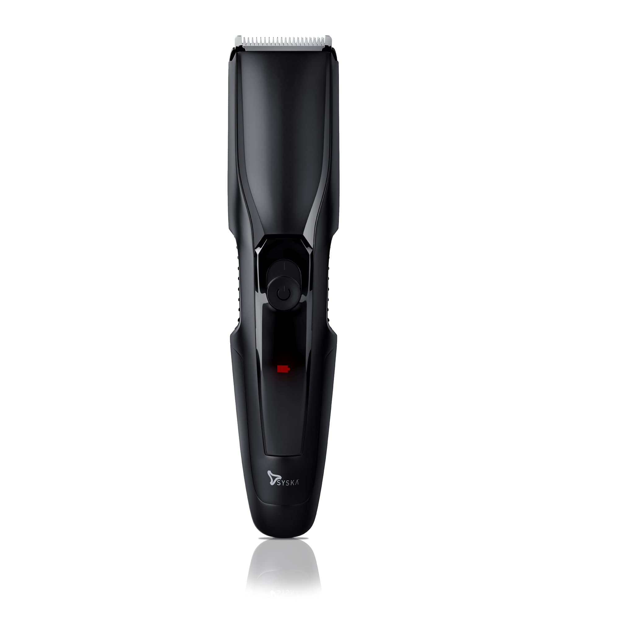 SYSKA HT1210 Beard Trimmer Cordless and Corded Rechargeable Trimmer - 5 Length Settings; 40 min Runtime (Black)