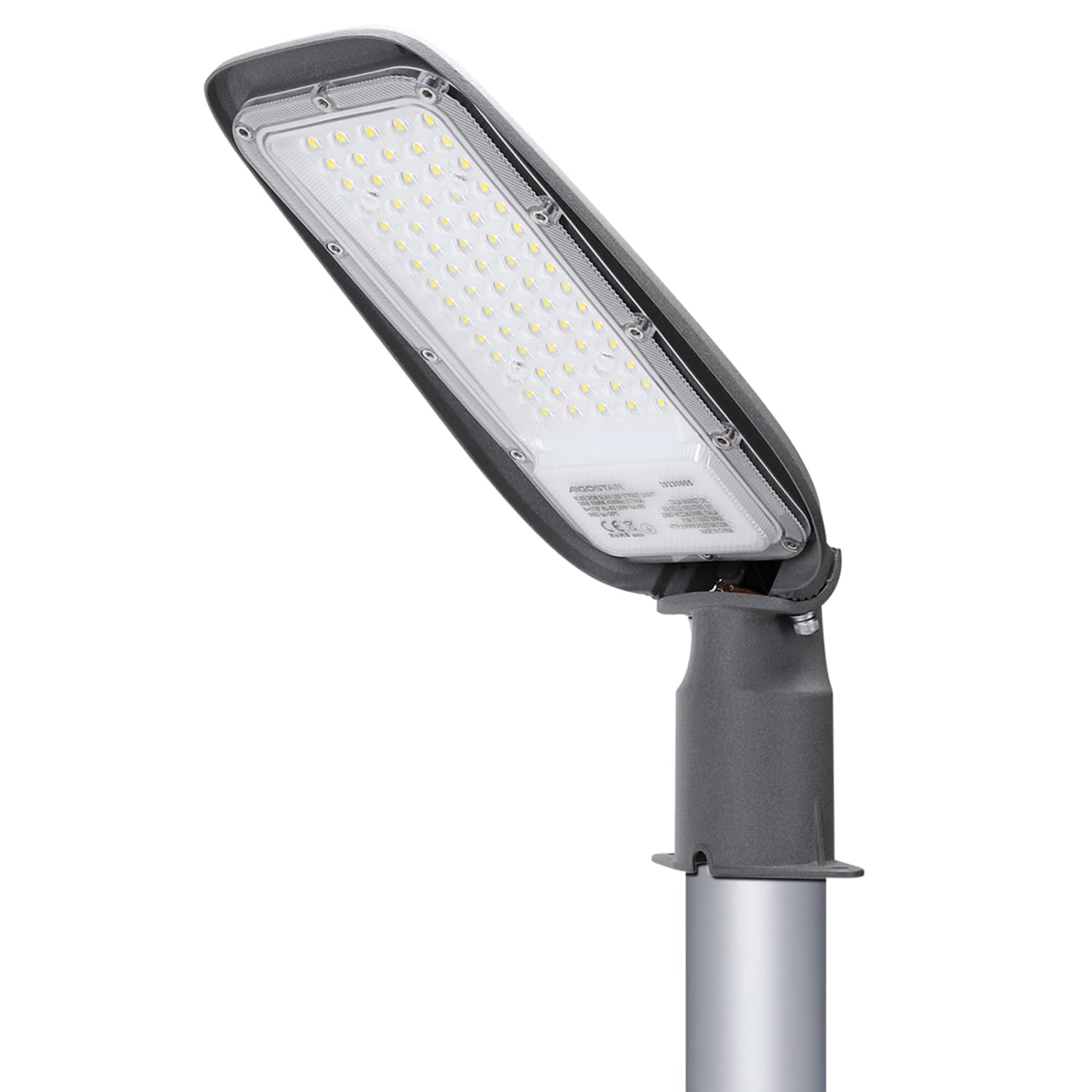Aigostar Farola LED,50W,luz blanca fría 6500K,4500lm Luz LED Para Exterior,Impermeable IP65,Protección de Impactos IK08.Iluminación led para Patios,Aparcamientos,Calle,Jardines,No incluye soporte