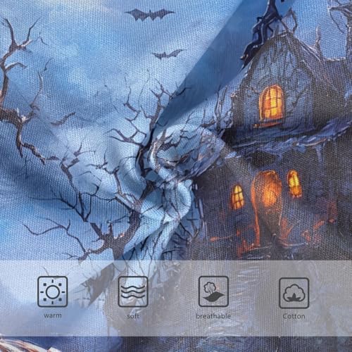 Halloween Spooky Pumpkin House Panties Little Girl Girls Underwear Toddler Cotton Funny Briefs Girls Undies 2t3