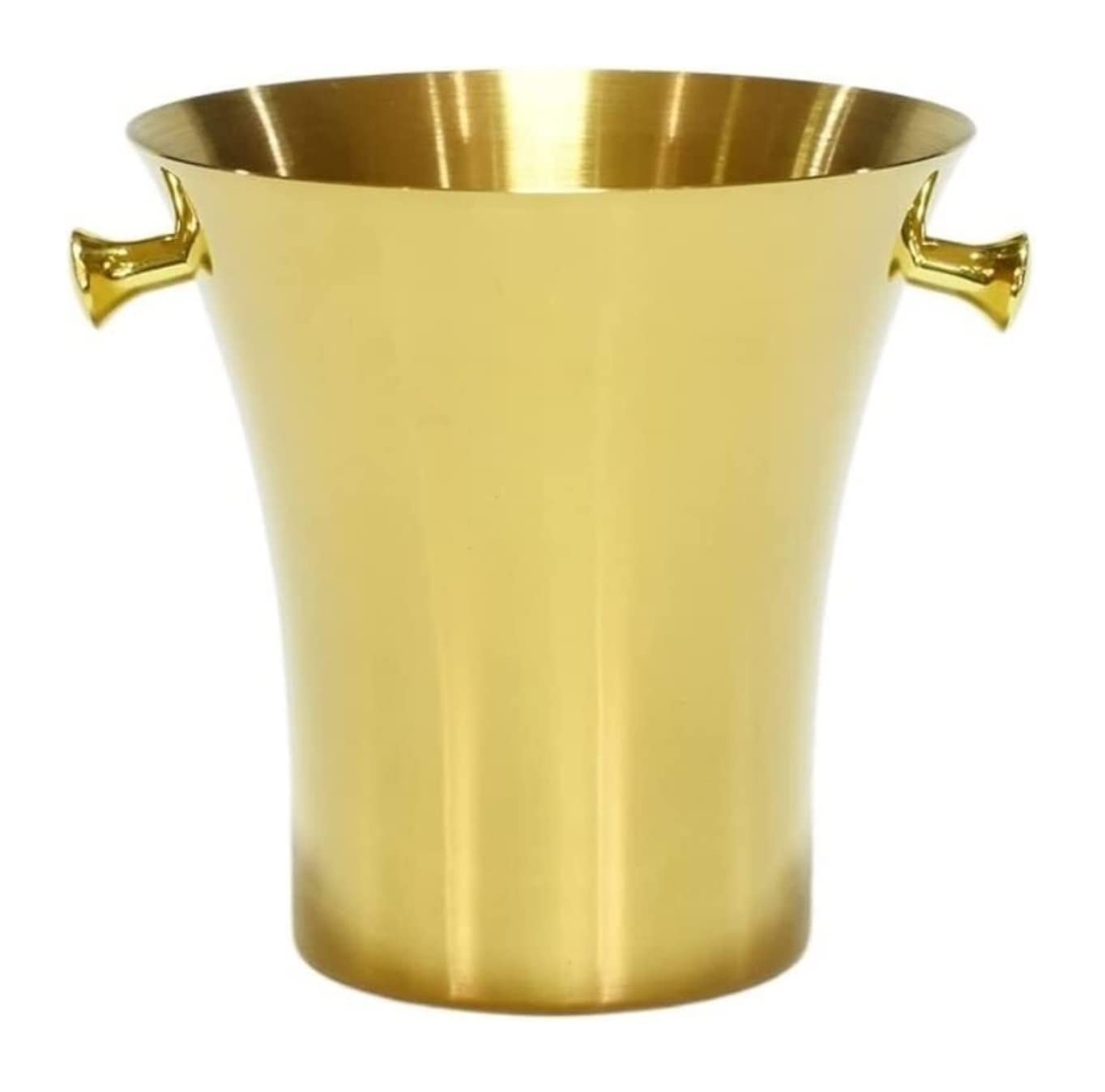 Cubitera Champanera Cubo De Hielo De Acero Inoxidable Engrosado, Vino, Champán, Hogar Europeo, Cerveza Al Aire Libre Cubiteras para Botellas(Color:Gold)