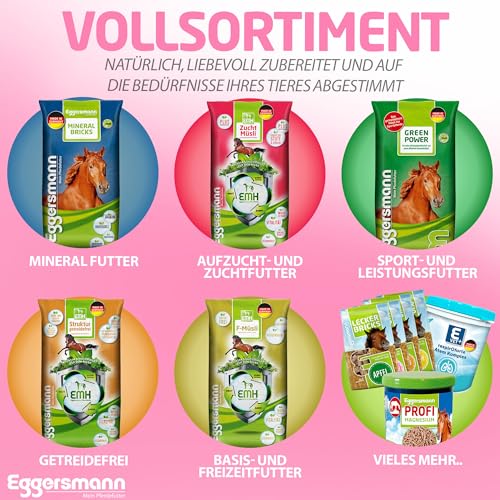 Eggersmann Lecker Bricks Himbeer für Pferde, 1-er Pack (1 x 25 kg)