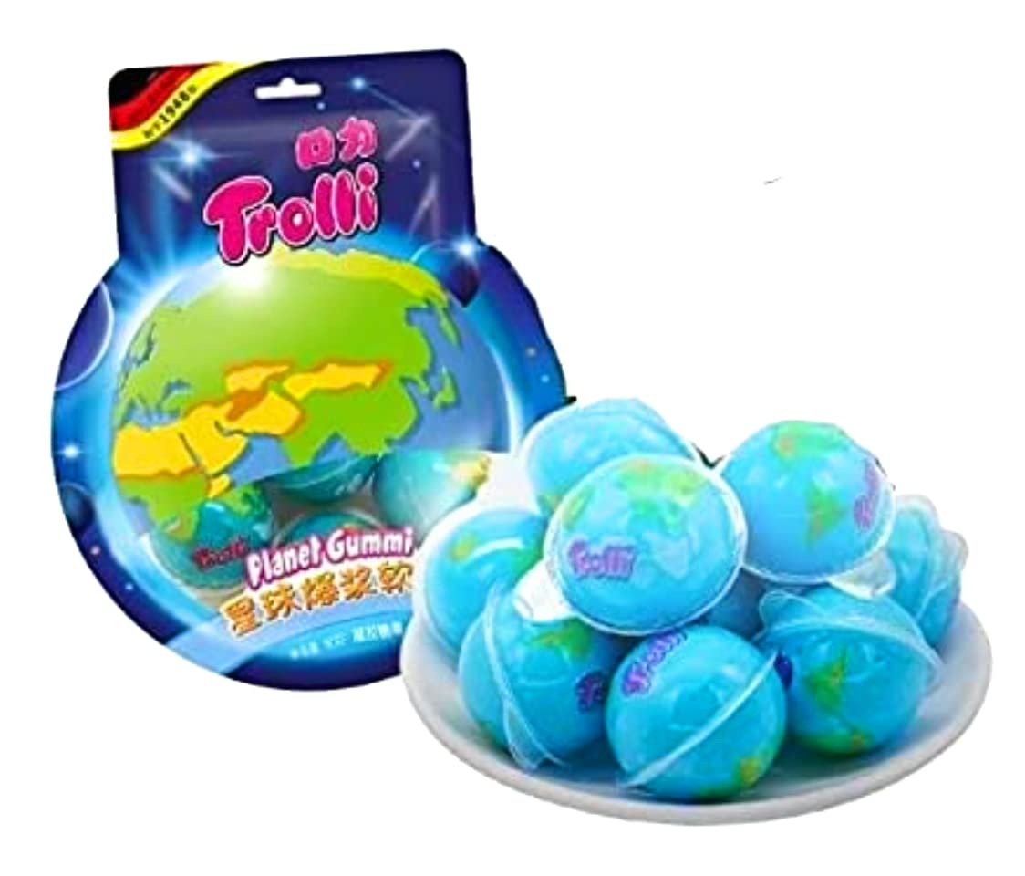Amazon | trolli トローリ 地球グミ プラネットグミ1袋 94g 18.8g×5個 