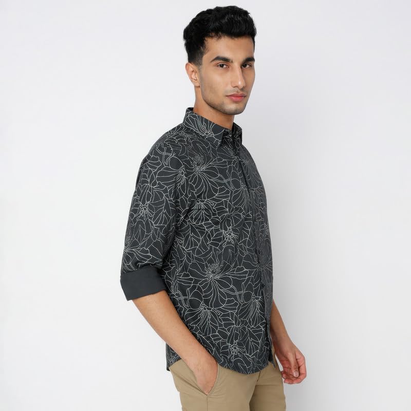 Image of MARK & ALBERT Men's Slim Fit Cotton Formal Shirt
