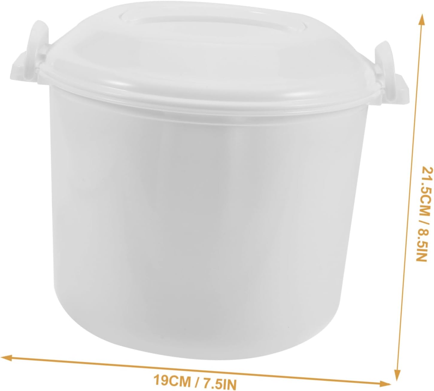 1Set Microwave Rice Cooker with Steamer Insert Versatile Rice Cooking Container Convenient Household Kitchen Tool for Preparation