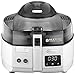 DeLonghi FH1173 - Freidora (Freidora baja en grasa, 1,5 L, Doble, Negro, Gris, Transparente, Botones, Independiente)