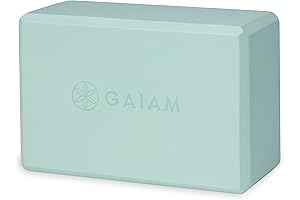 Gaiam Yoga Block - The Ultimate Yoga Companion for Stability, Balance, and Flexibility