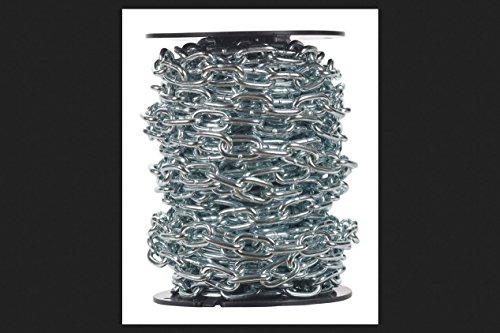 Campbell Chain 1/4 Single Jack Carbon Steel Proof Coil Chain 1/4 in. Dia. x 65 ft. L