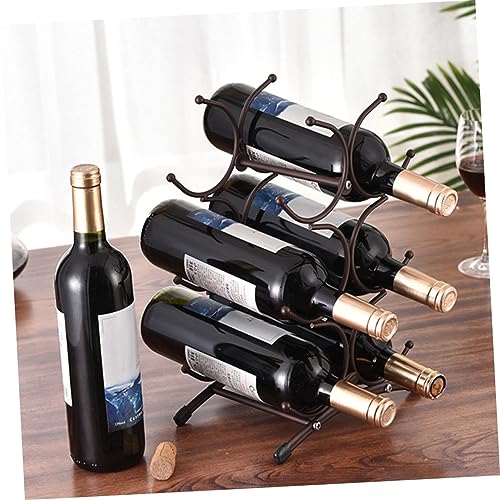 Soporte para Botellas de Vino de Hierro para Escritorio miniatura 7