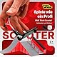 TAILWHIP Finger Scooter aus Metall, Mini Roller Spielzeug für Tricks, Fördert die Handmotorik, Kompatibel mit Finger Tech Deck Skateboard, Skatepark, Finger Bike BMX, Black
