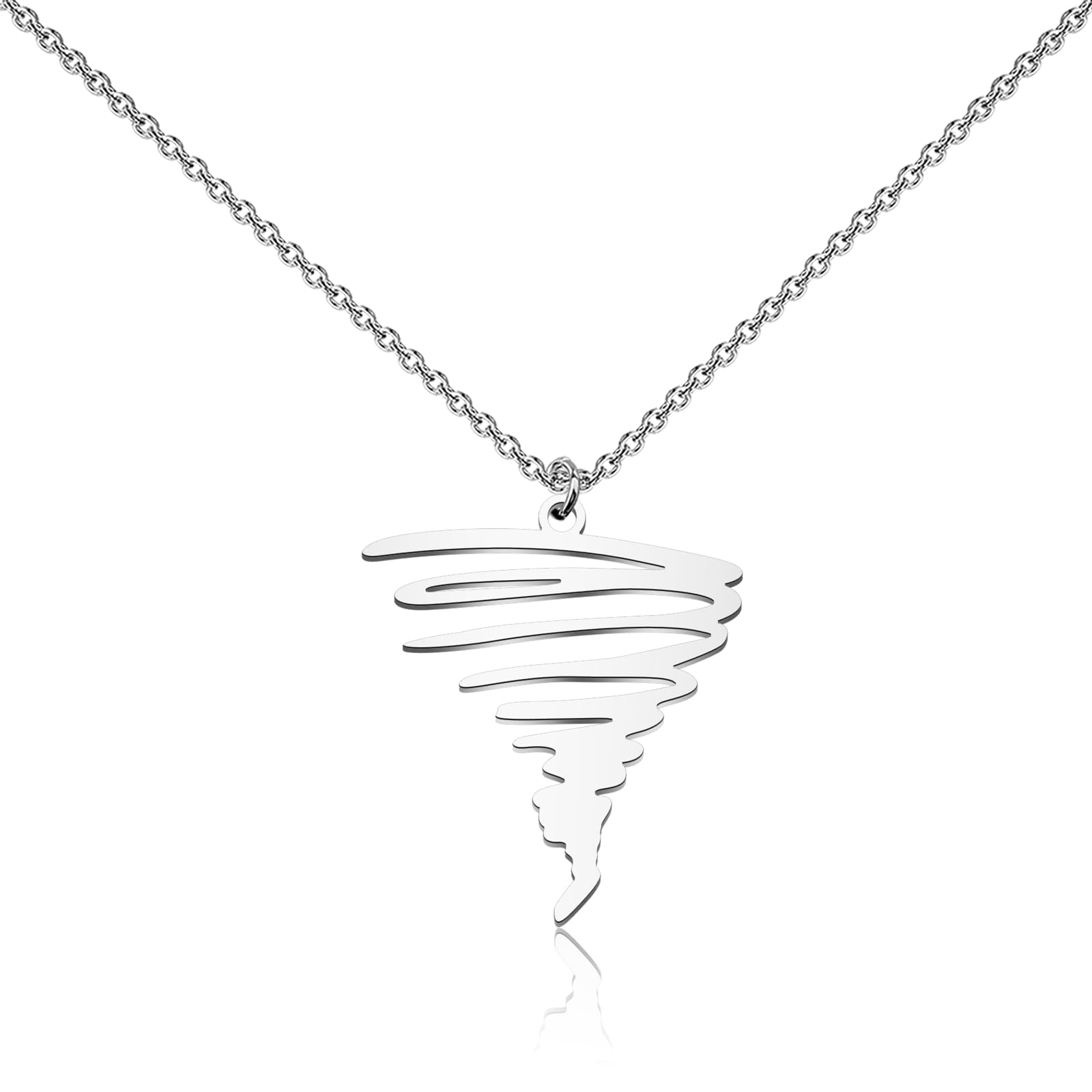 Funny Hurricane Necklace Storm Tornado Chaser Jewelry Hurricane Gift Meteorology Gift
