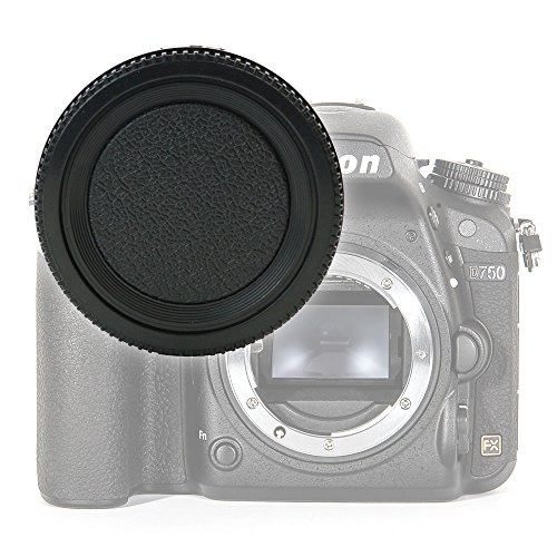 CELLONIC® Bouchon de boîtier pour Nikon D750 D3200 D3500 D5300 D5100 D810 D850 D7100 (BF-1B) et Montures Nikkor F Mount - AF-S AF-P AI - Cache système baïonnette