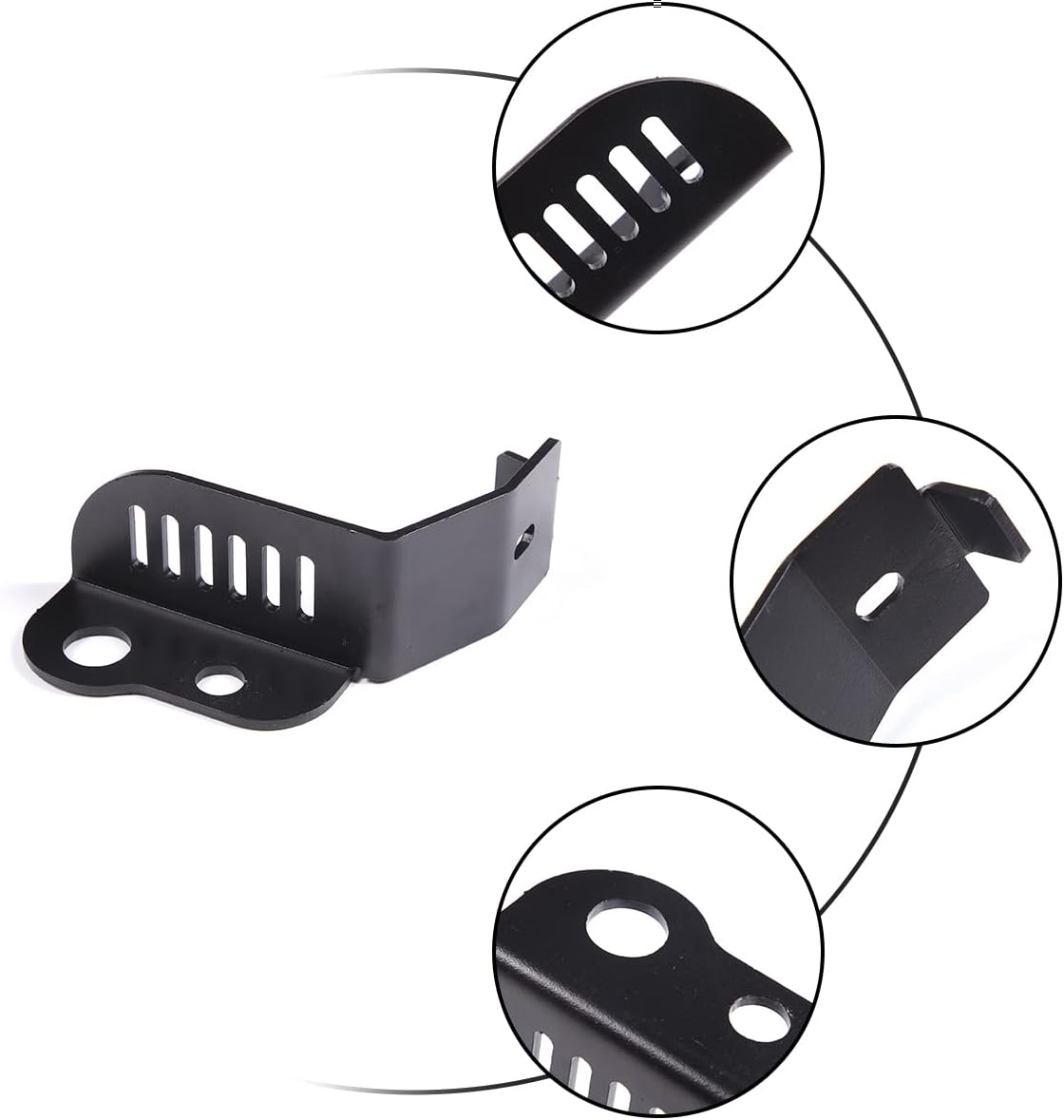 for Toyo-ta FJ Cruiser 2007-2021 car Tailgate Antenna flagpole Bracket Antenna flagpole mounting Metal Base (Antenna Base)