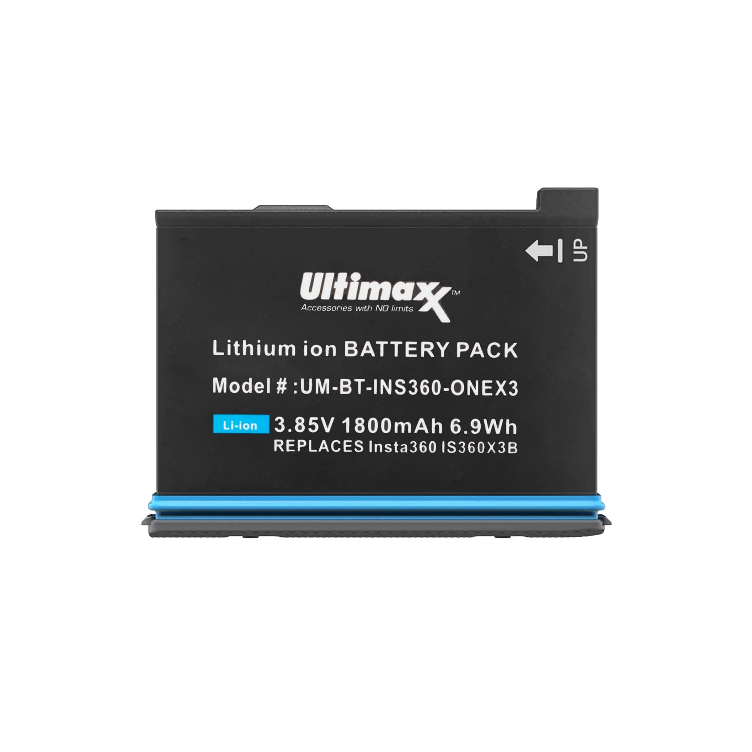 Ultimaxx Replacement Battery for Insta360 ONE X3-1800 mAh