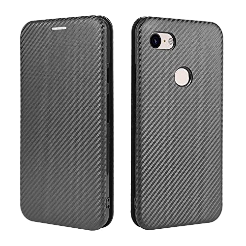 Étui Pixel 3 pour le bureau et les déplacements - Housse carbone noire et chic
