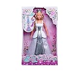 Simba 105733655 - Steffi Love Puppe Wedding Magic mit 2-in-1 Kleid - Puppe Steffi (29 cm) mit wechselndem Hochzeitskleid (weiß-silbern) und Prinzessinnen-Kleid (rosa) für Kinder ab 3 Jahre