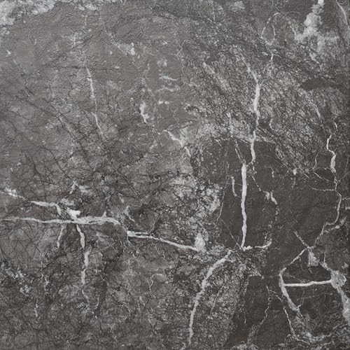 Self Adhesive Vinyl Floor Tiles Pack of 20 Pieces Covers 20 ft² (1.8m²) Peel and Stick Floor Tiles size 12x12 In (30.5x30.5cm) 1.5mm thick Waterproof Kitchen Luxe Marble Effect Vinyl Flooring