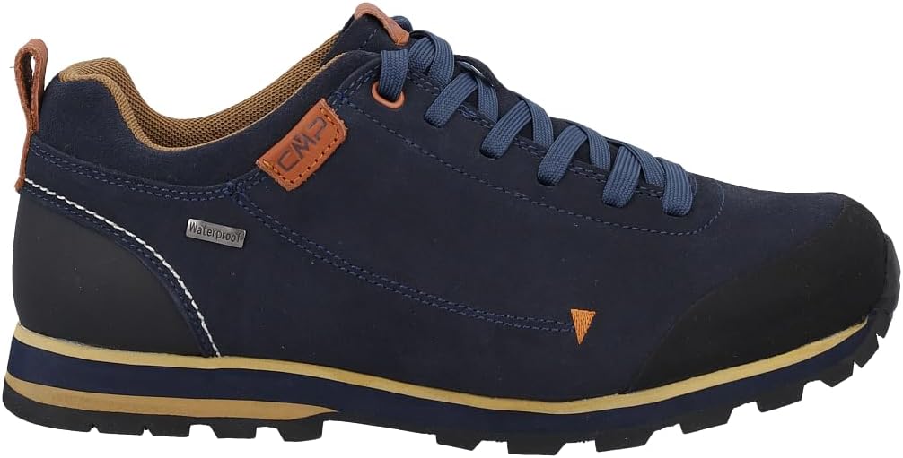 CMP Men's Elettra Low Rise Hiking Shoes, Black Blue, 7.5 UK